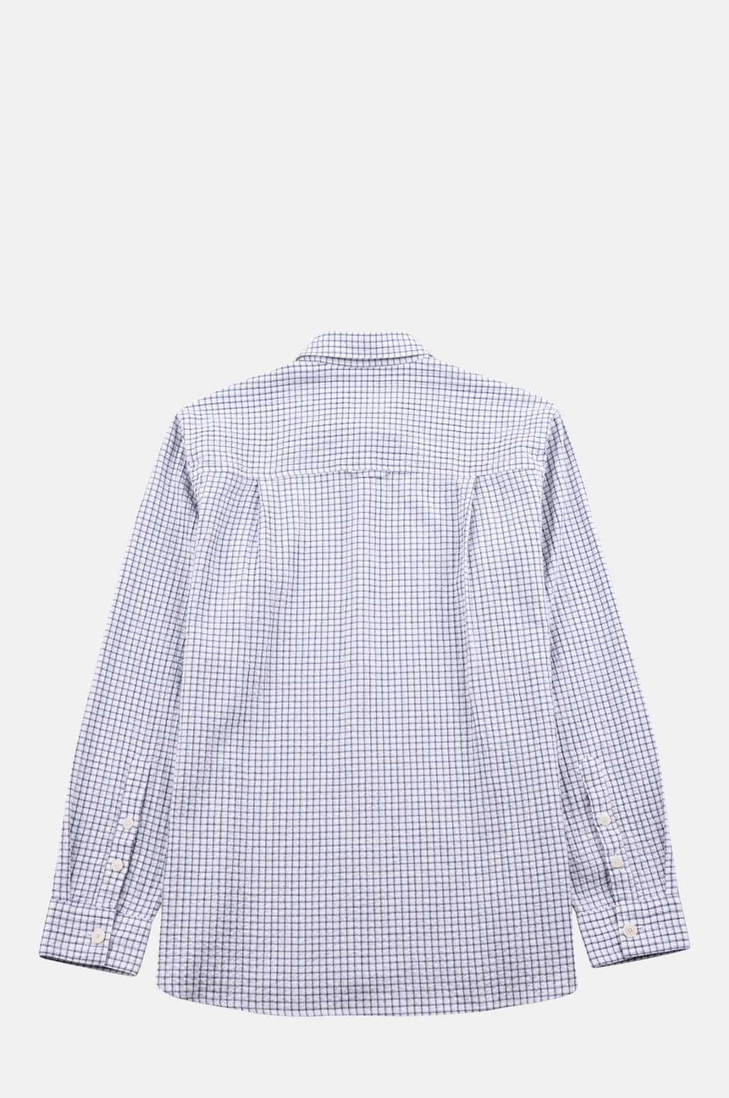 Easy Fit Shirt Soft Blue Mini Check