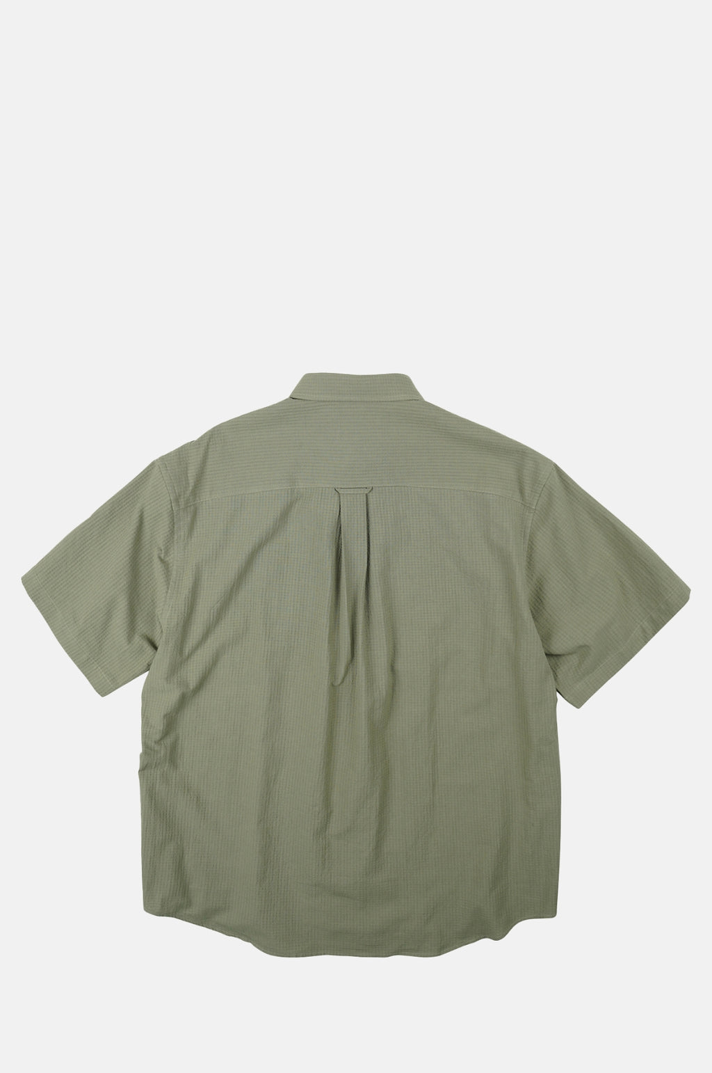 OG Dobby Weave Seersucker Half Shirt Olive