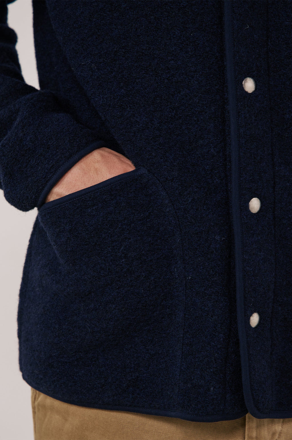 Jock Knitted Jacket Navy
