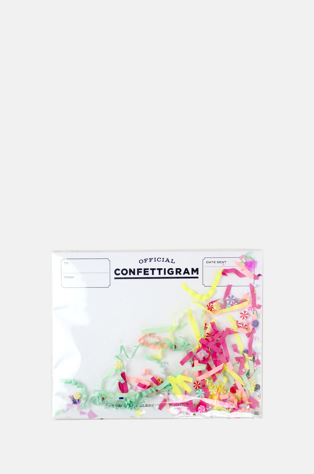 Inklings Paperie Pinata Confettigram Card.