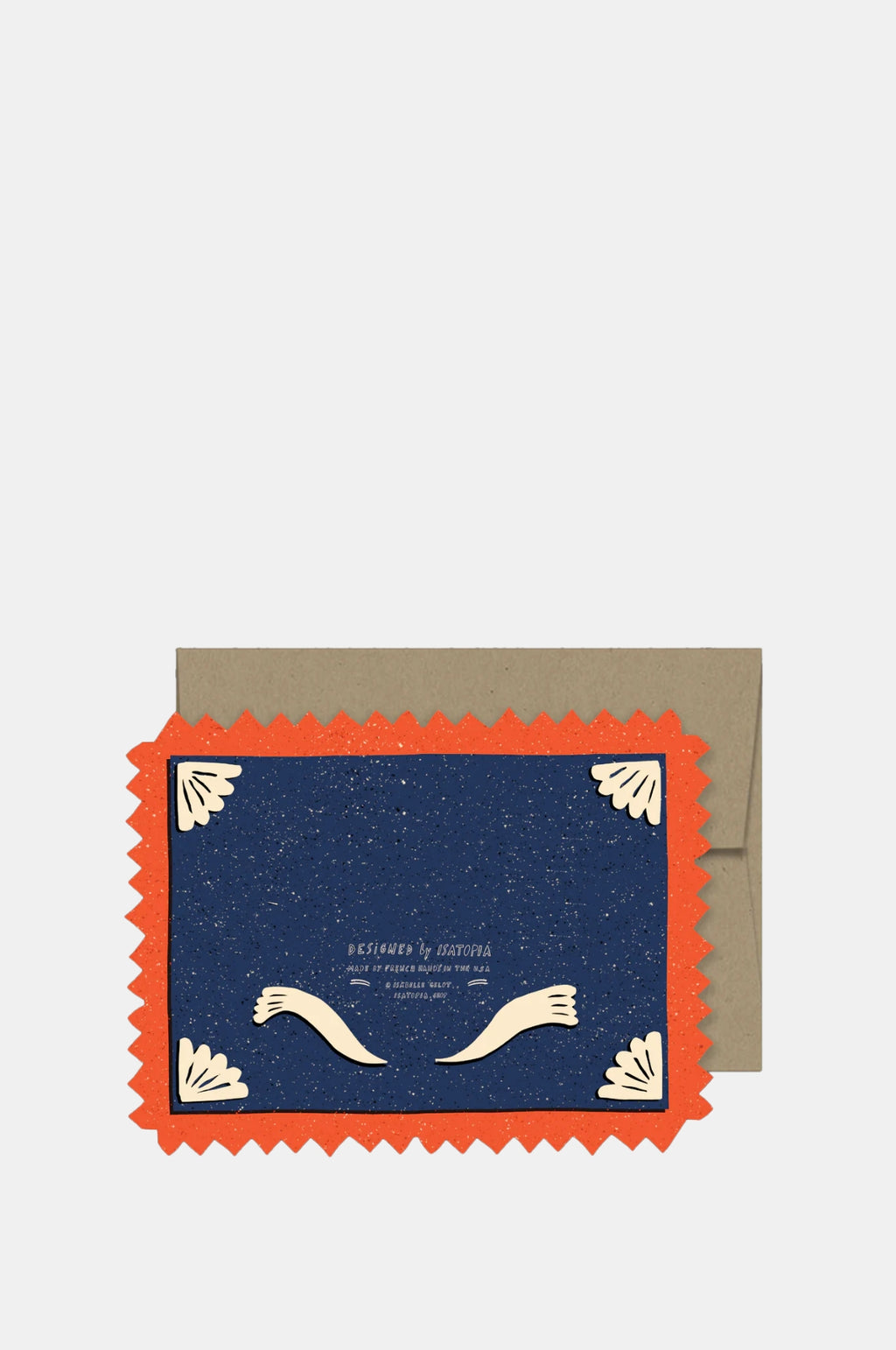 Bonjour Die Cut Card