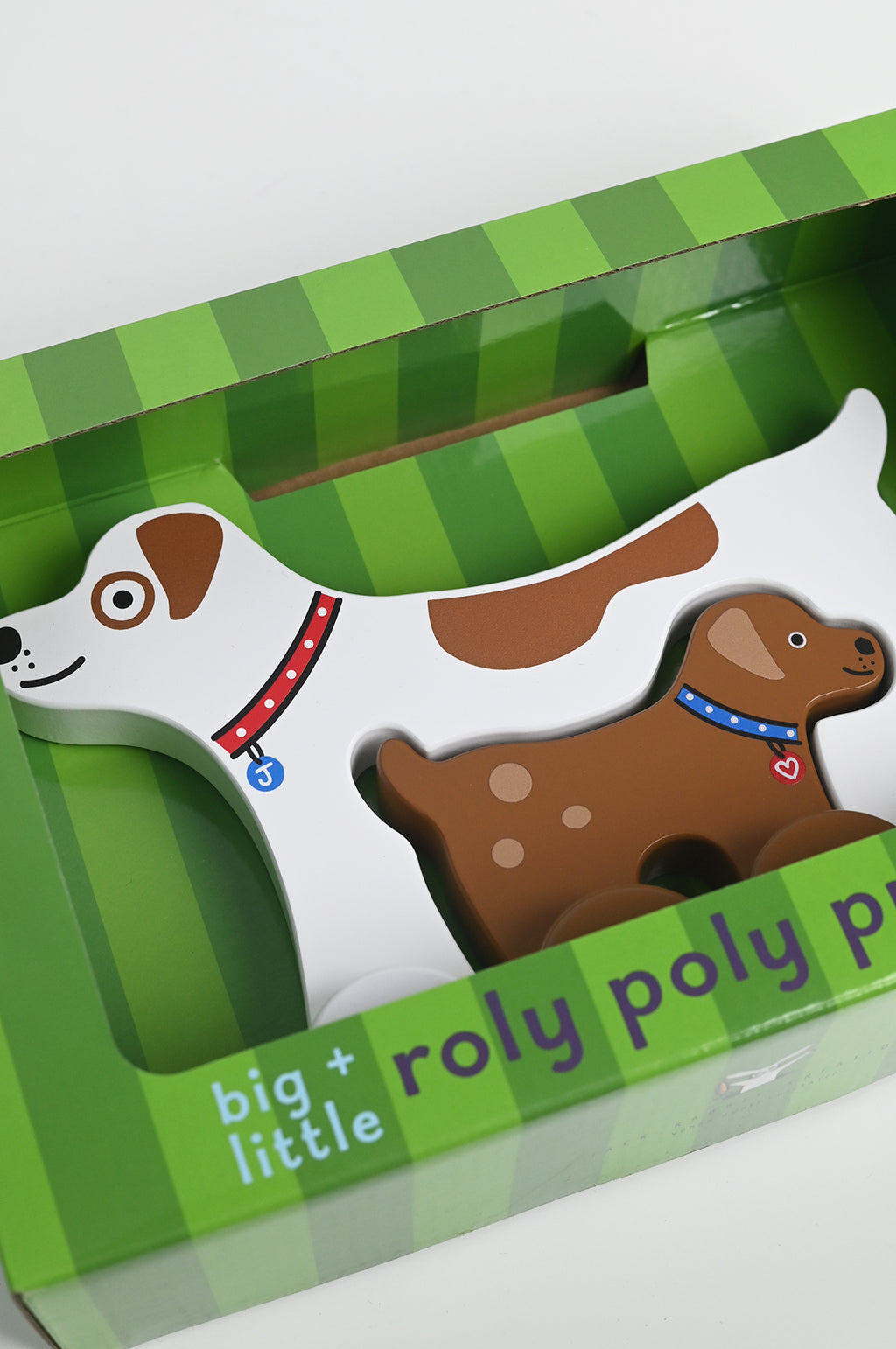 Dog Big & Little Wooden Roller