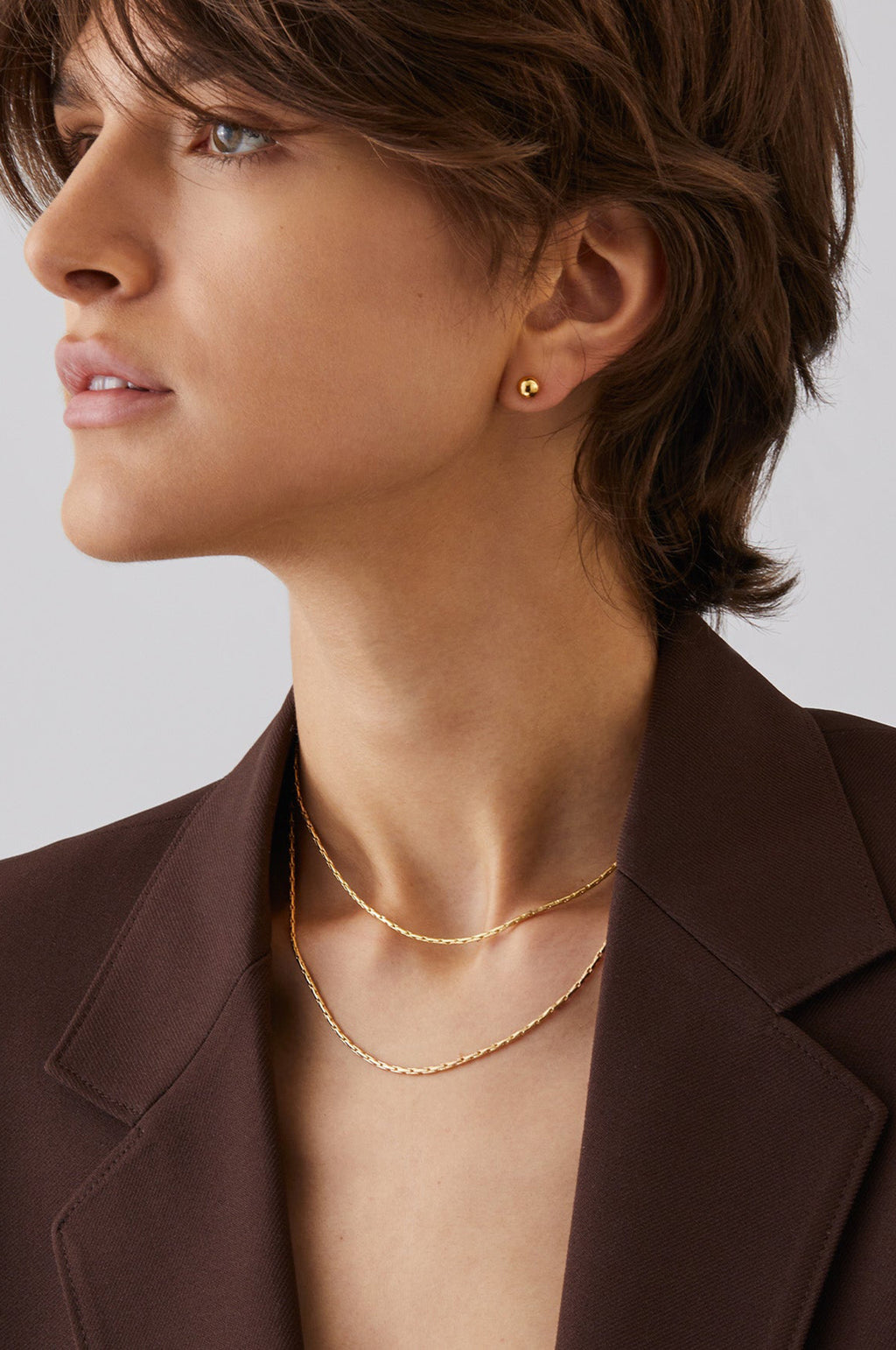 Constance Gold Wrap Chain Necklace