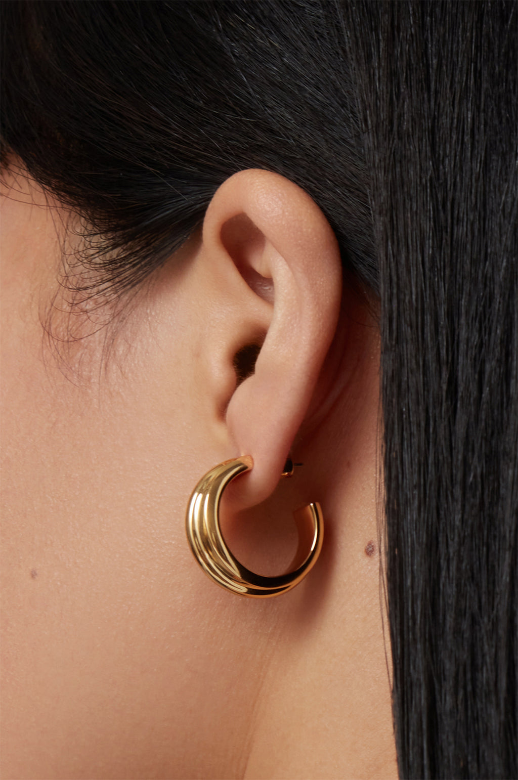 Lennon Gold Hoop Earrings
