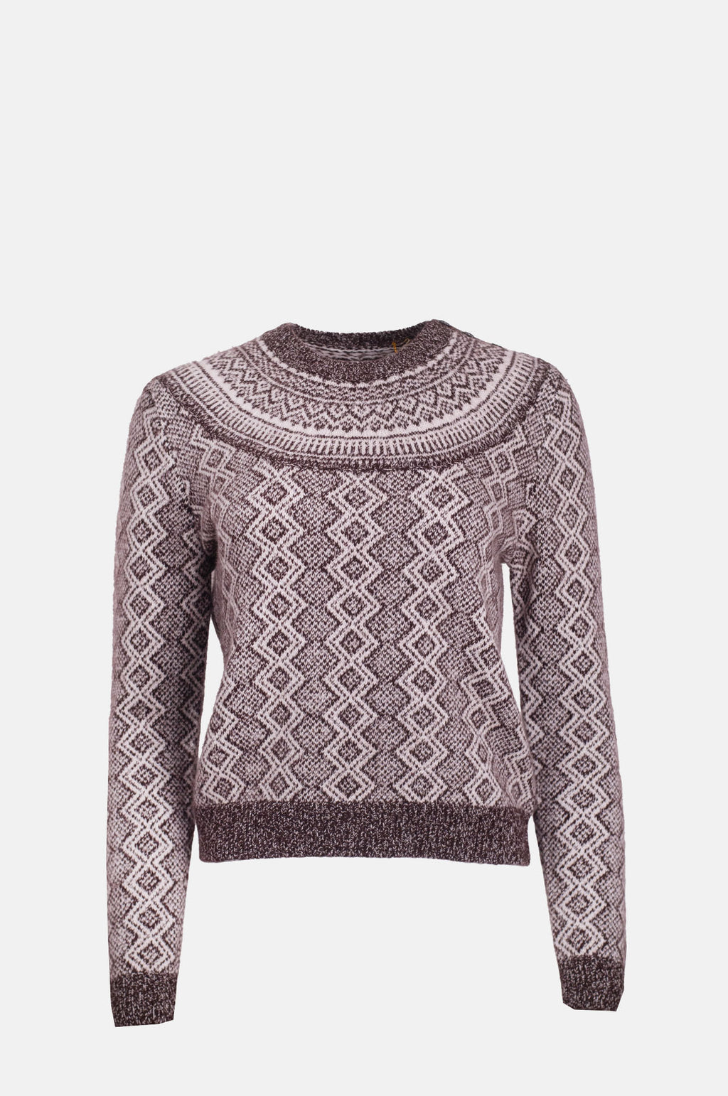 Jumper1234 Jacquard Yoke Crew Hickory Angel.