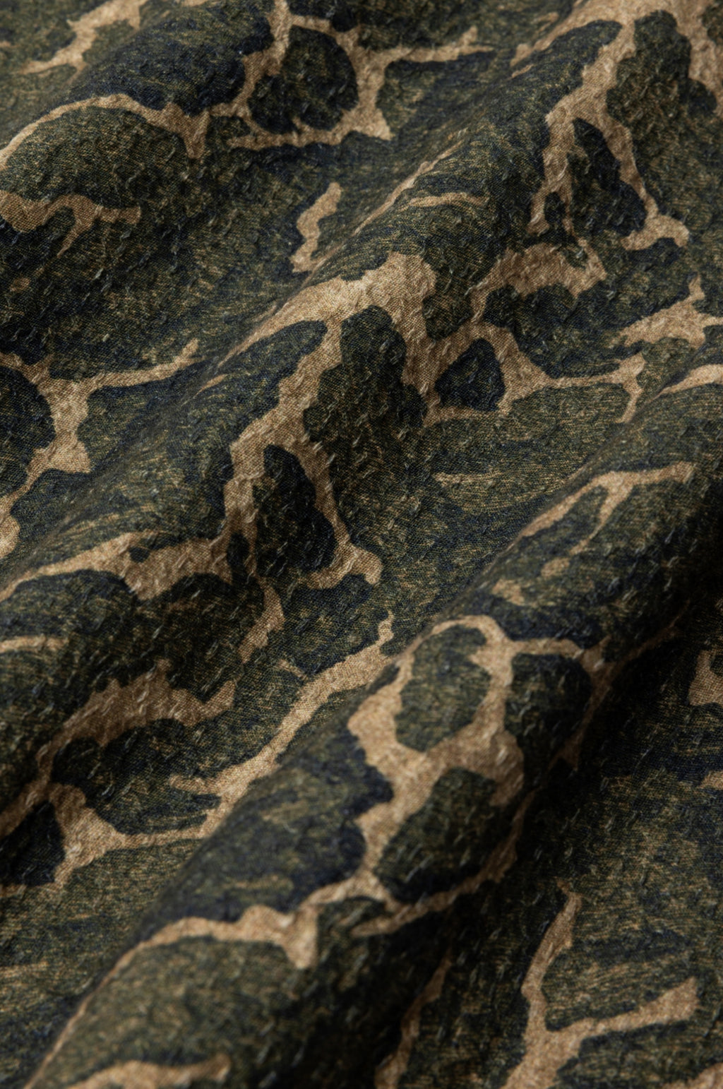 Taymount Overshirt Olive Landscape Print