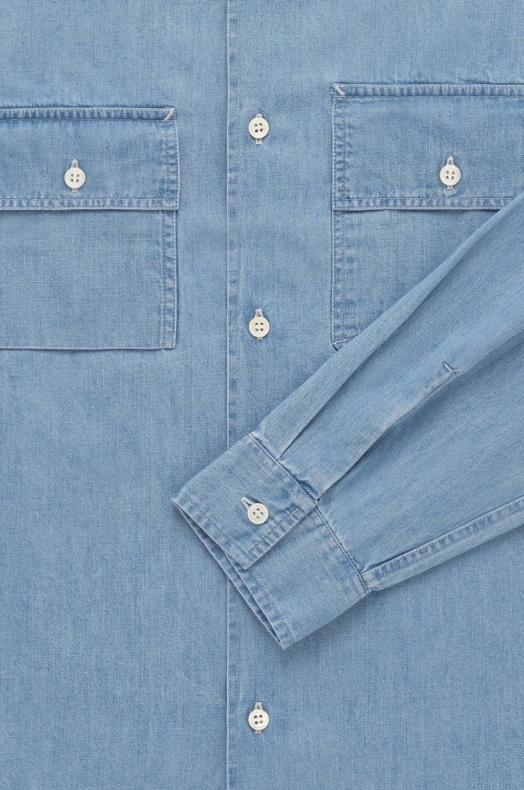 Pacific Denim Shirt Light Wash Indigo