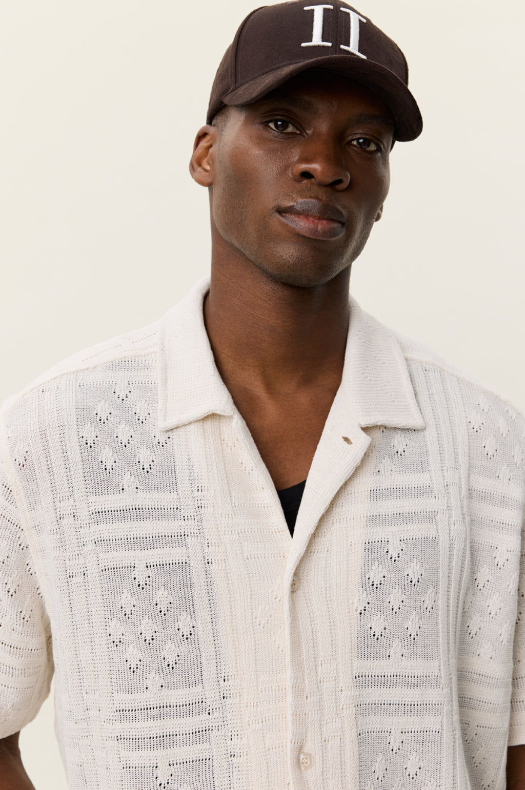 Hector Pointelle SS Shirt Eggnog White