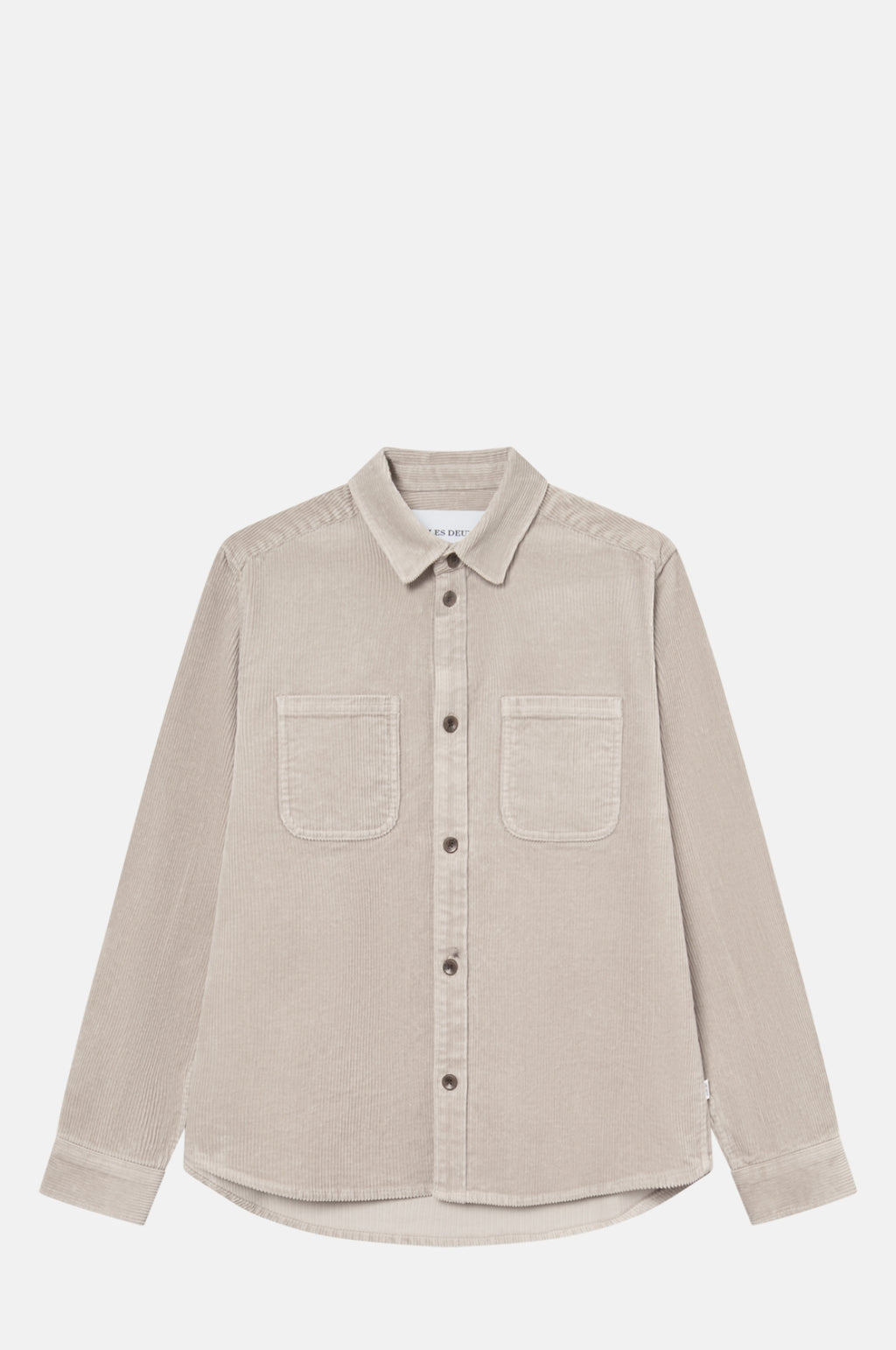 Les Deux Kody Corduroy Overshirt Light Sand.