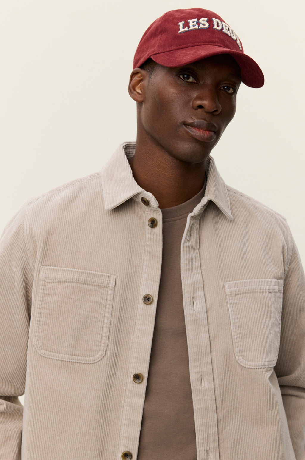 Kody Corduroy Overshirt Light Sand