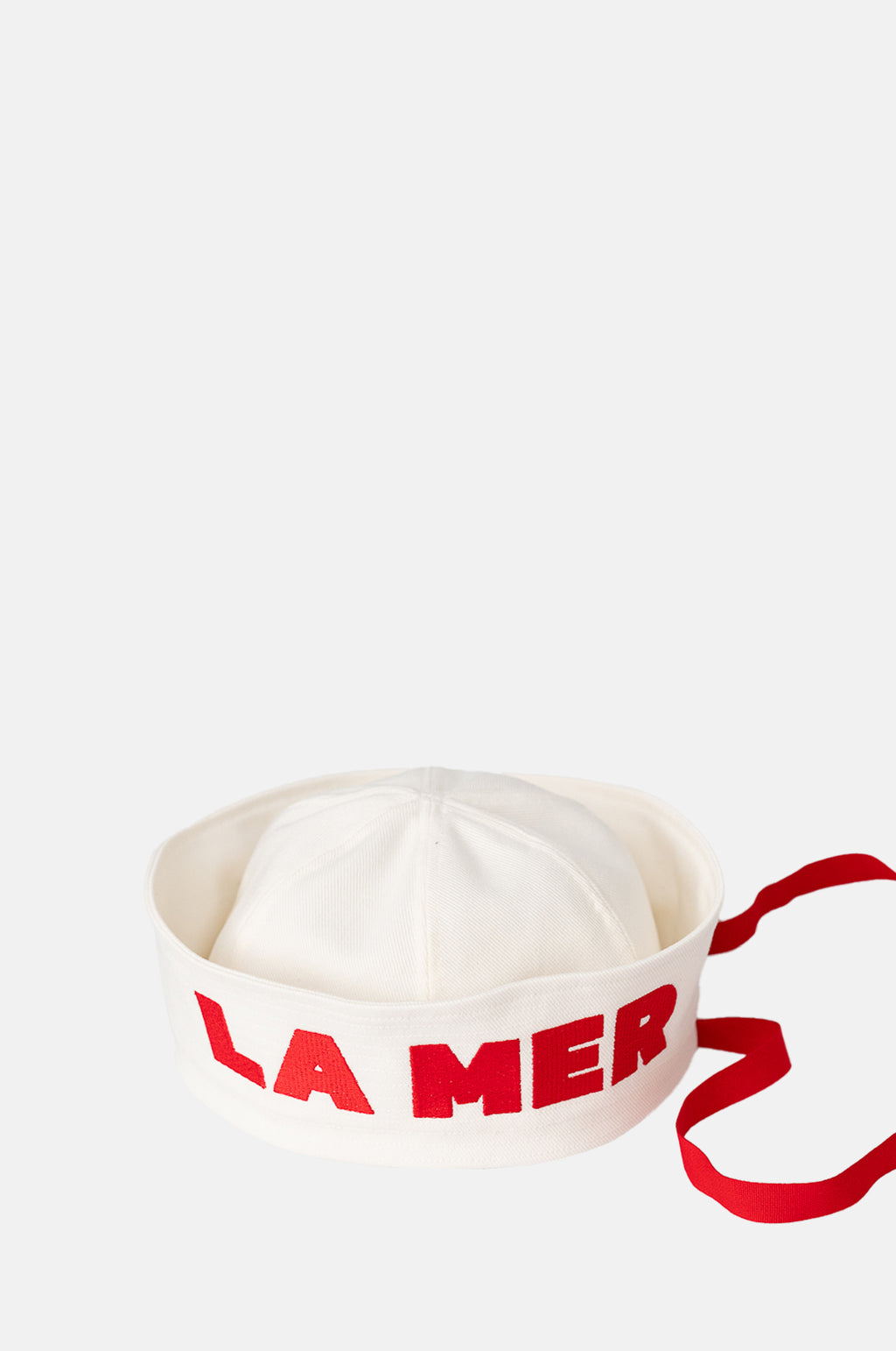 Les Vacances d'Irina Sailor Hat La Mer White.