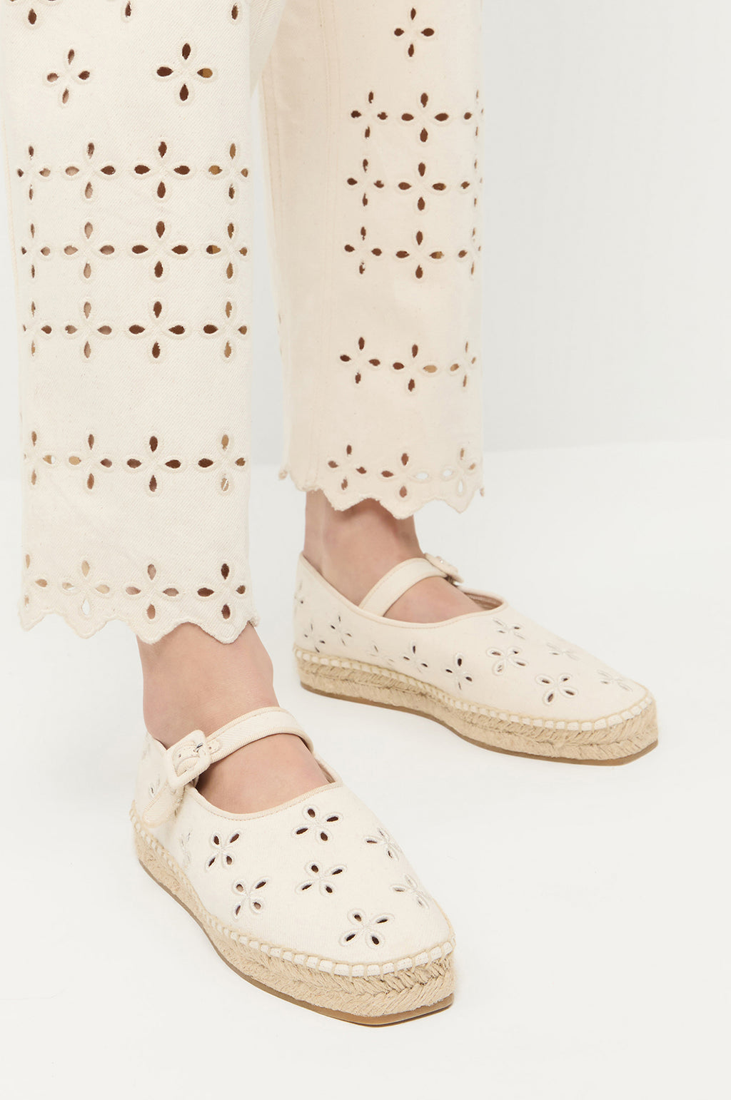 Clover Espadrille Natural