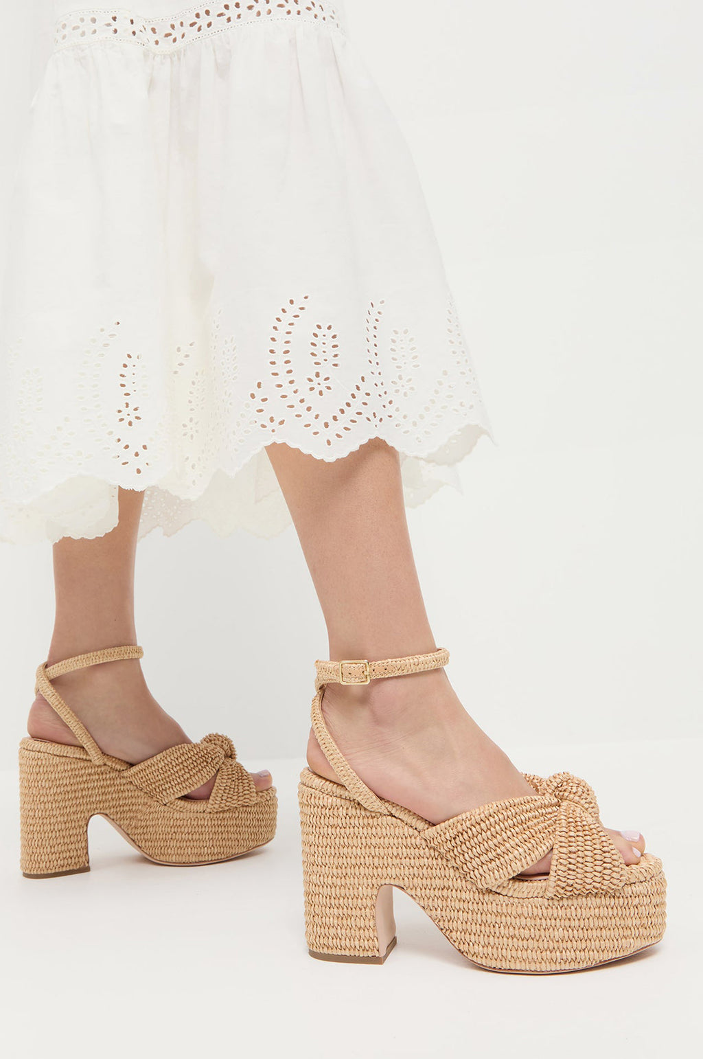 Liza Chunky Platform Sandal Natural