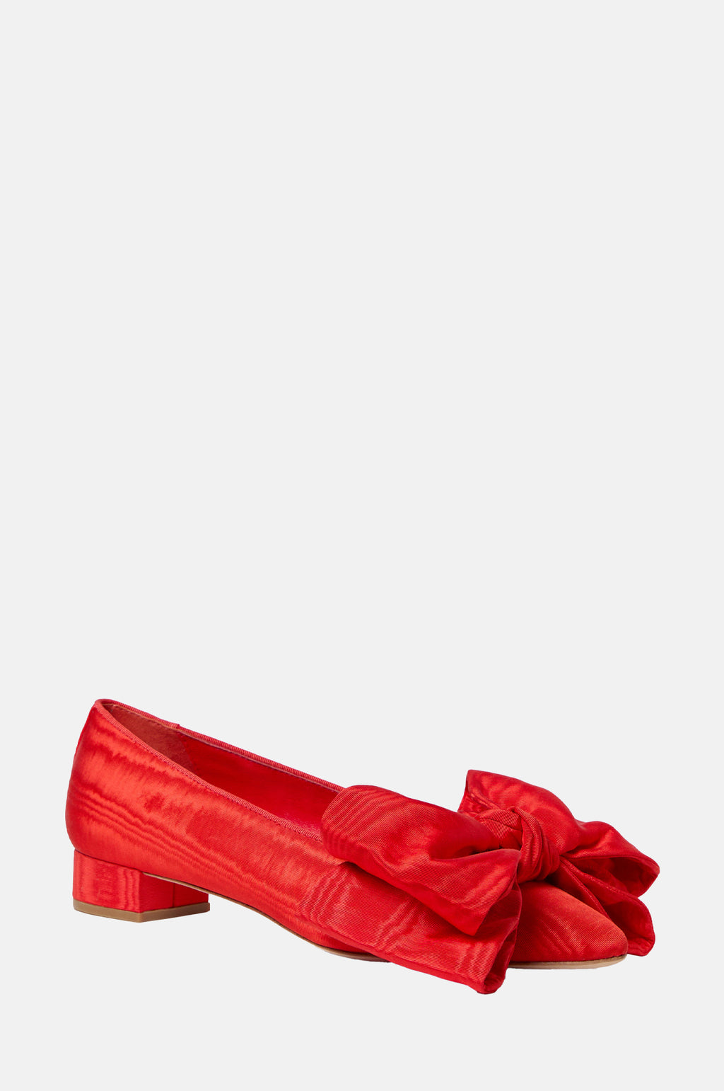 Loeffler Randall Noa Bow Flat Red.