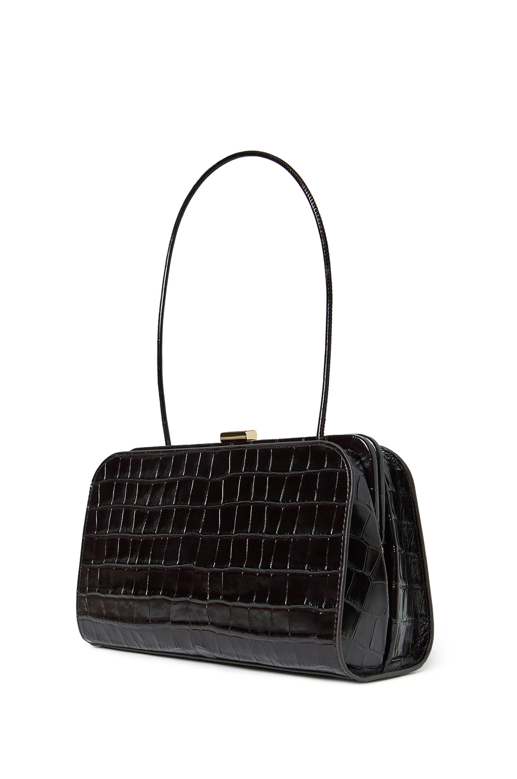 Zella Covered Frame Clutch Ebony
