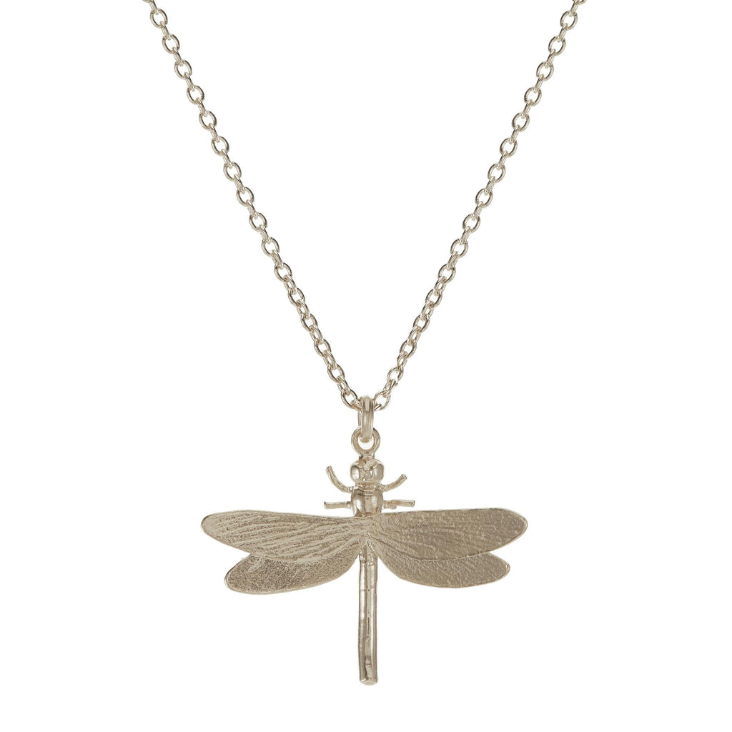 A.M. Dragonfly Necklace Silver