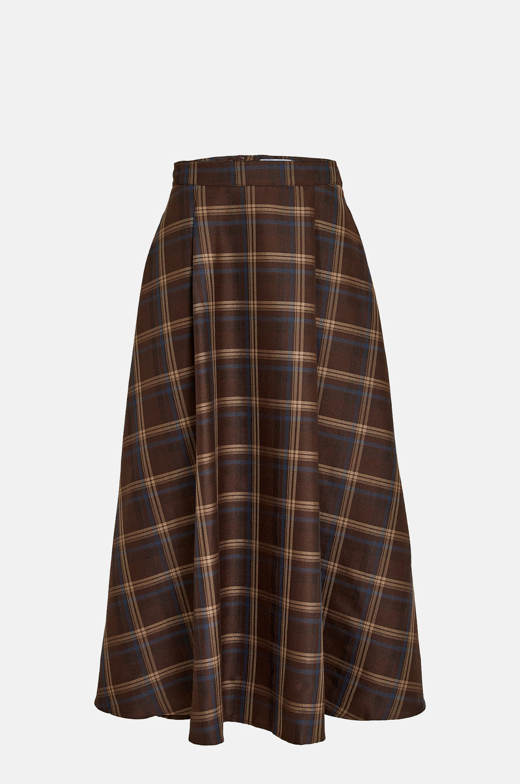Minus Christel Midi Skirt Tiramisu Checked.