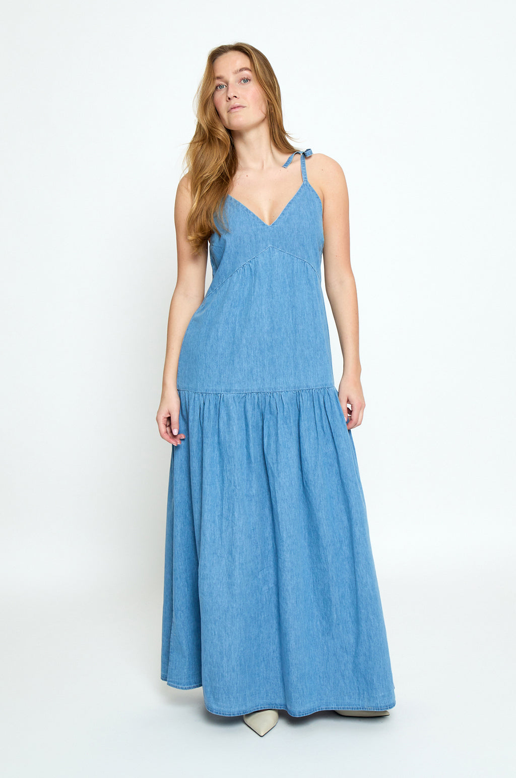 Janika Maxi Dress Light Denim