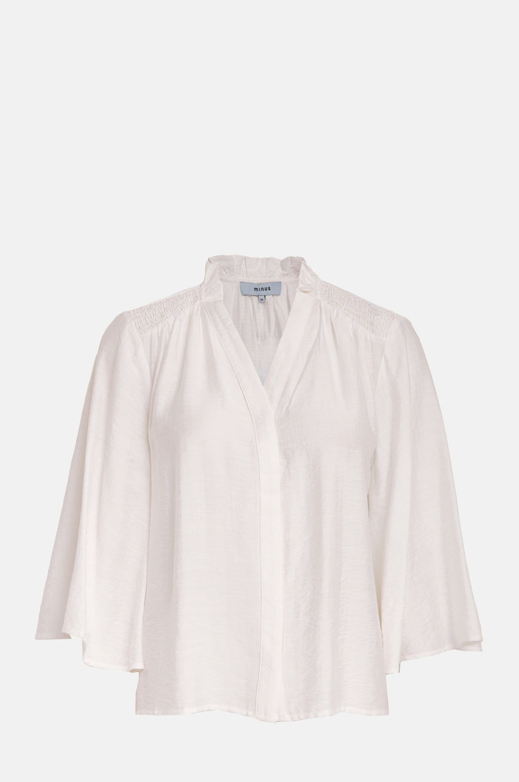 Minus Seria V Neck Shirt Cloud Dancer.