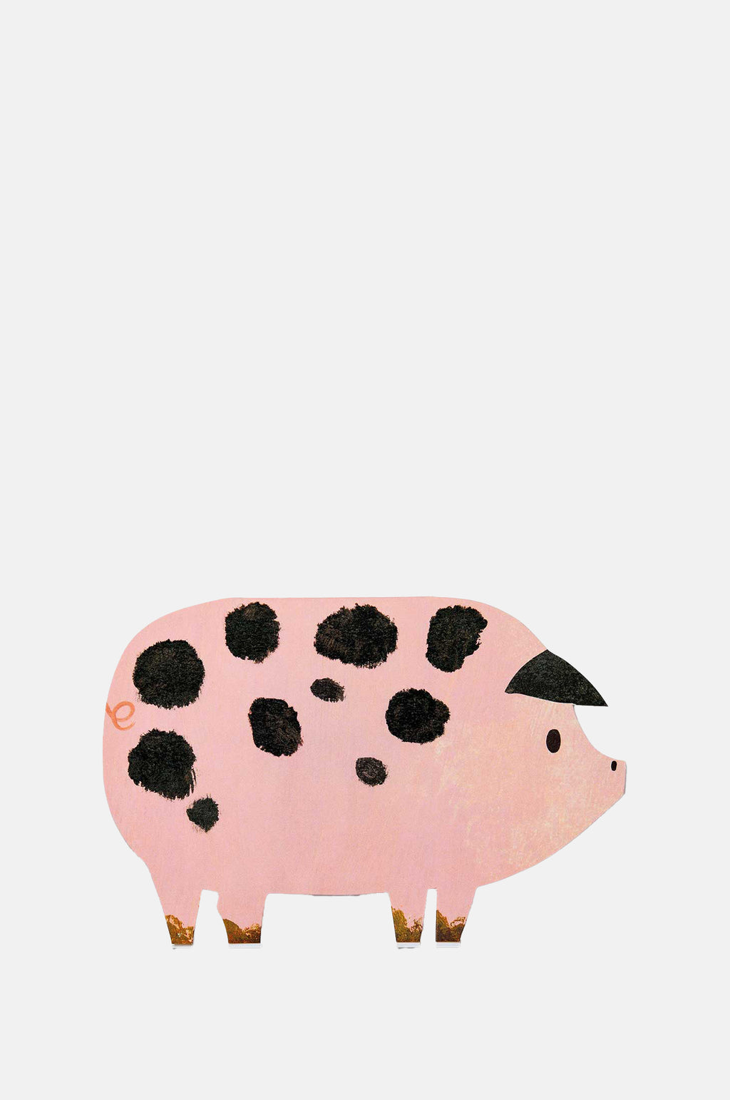 Mortlake Papers Spotty Pig Greeting Card.