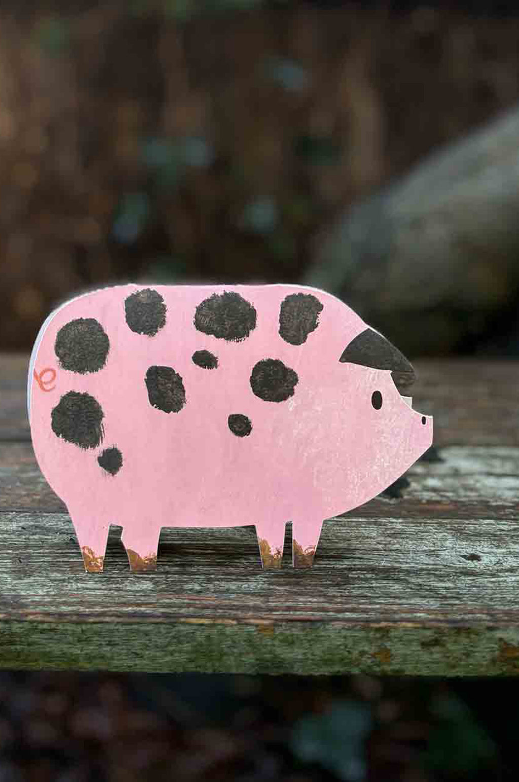 Spotty Pig Greeting Card