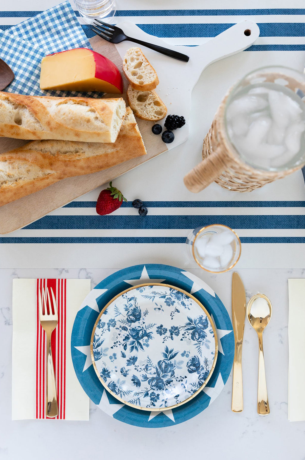 Hamptons Paper Table Runner