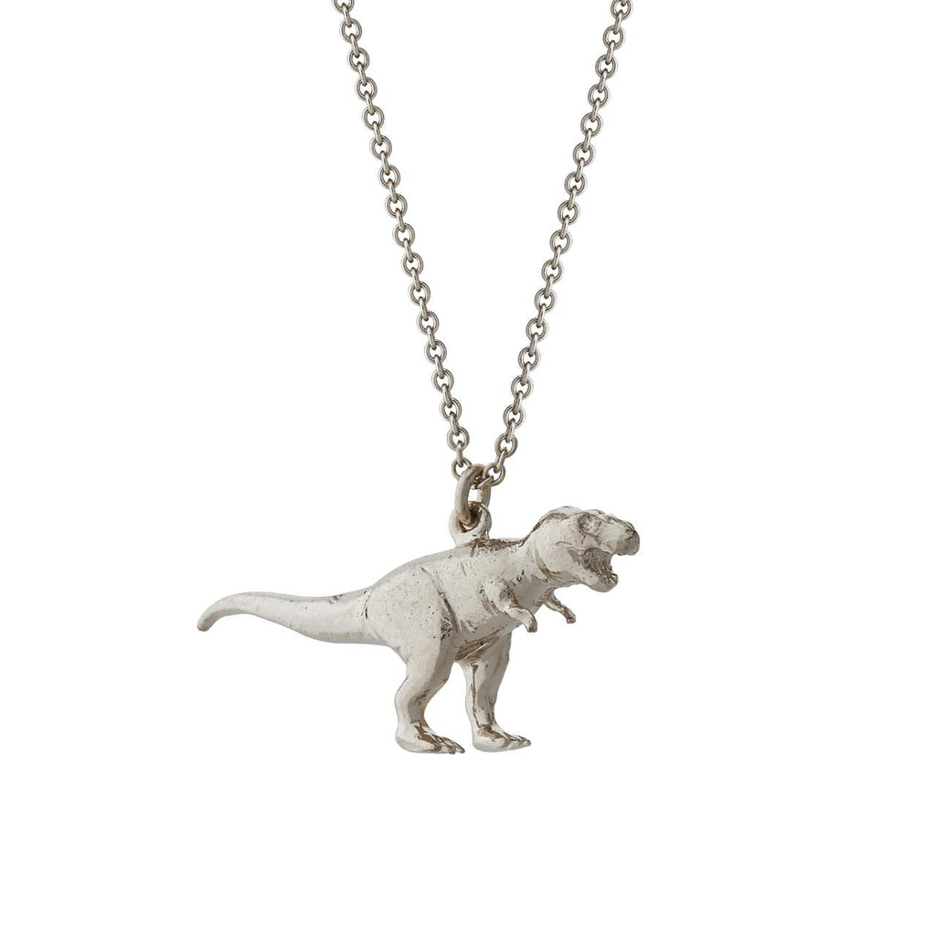 A.M. Tyrannosaurus Rex Necklace Silver