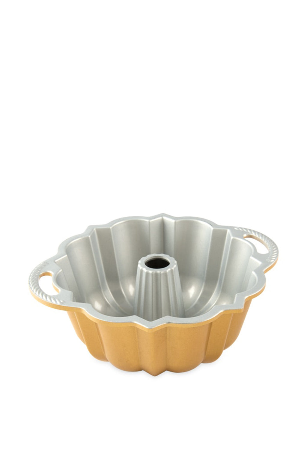 Gold 6 Cup Anniversary Bundt Pan
