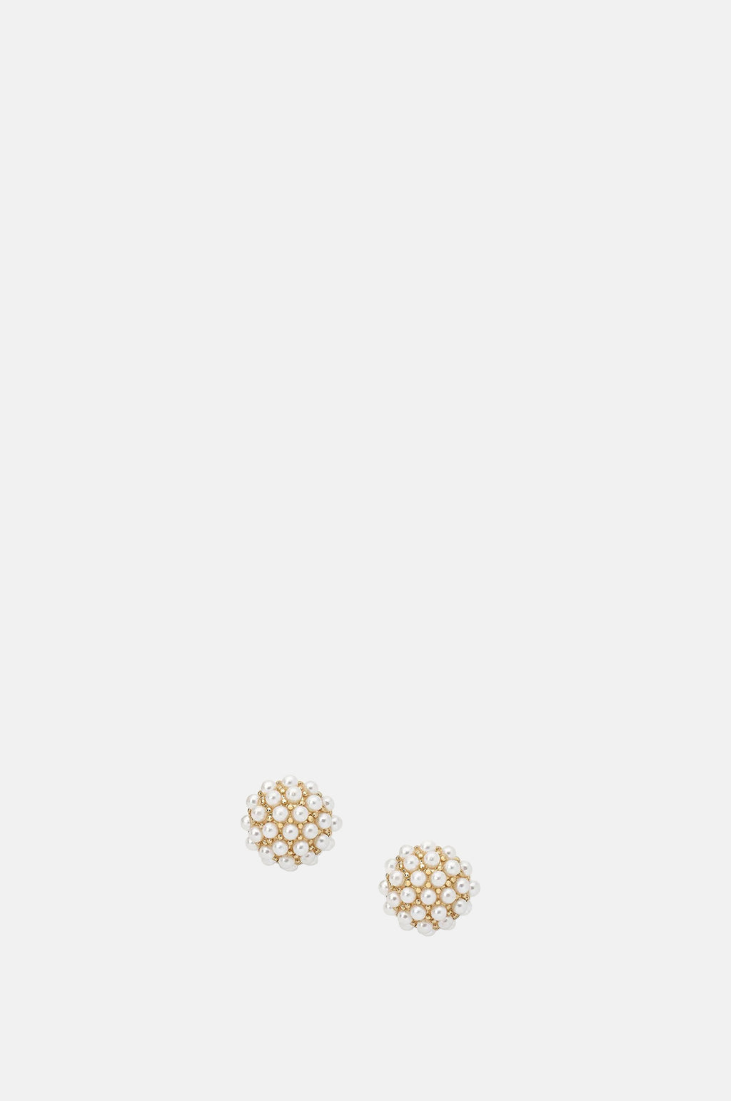 Olive & Piper Mini Pearl Pave Stud Earrings