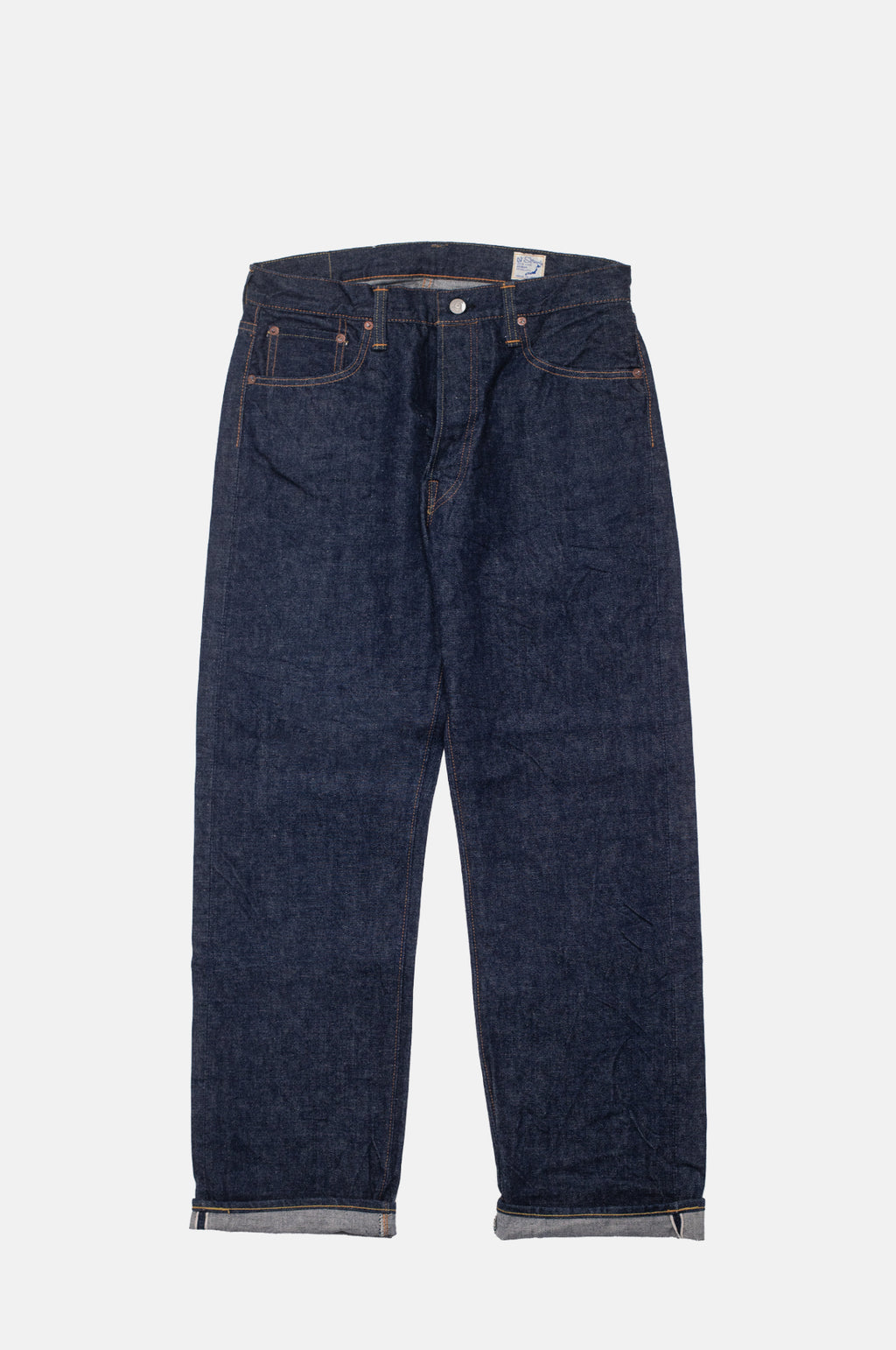 OrSlow 105XX The 1950s Selvedge Edge Denim One Wash.