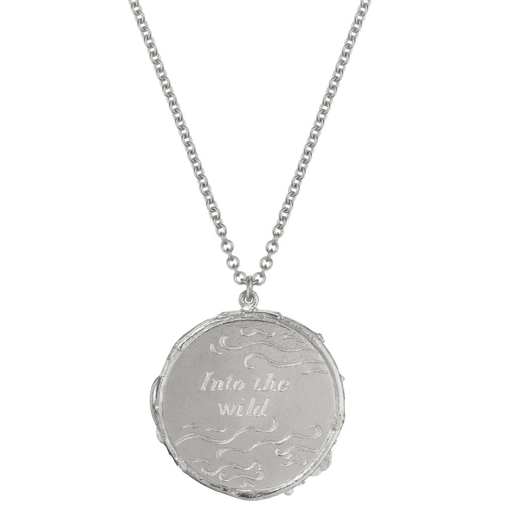 A.M. Wild Swimming Medallion Necklace with