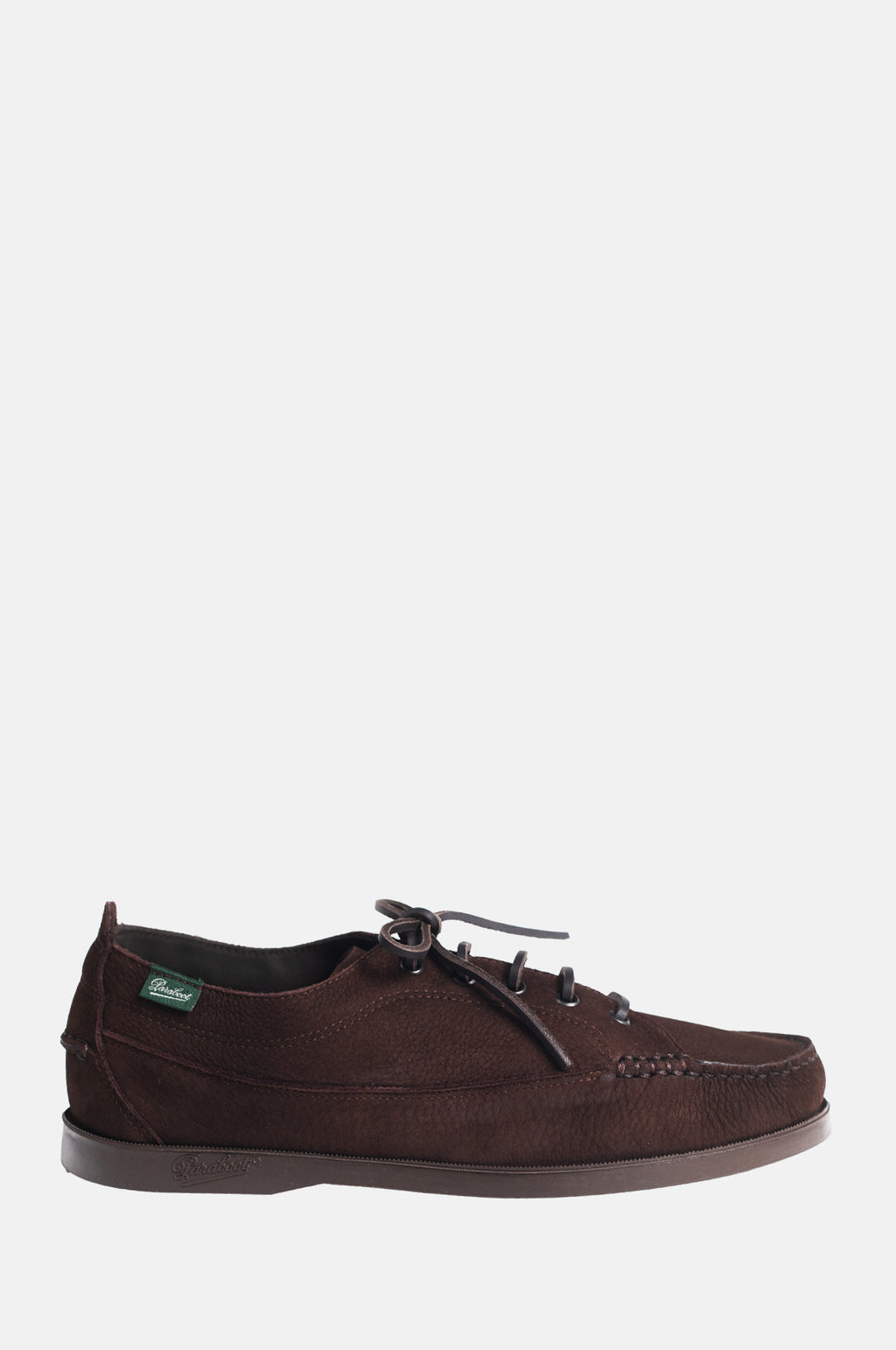 Paraboot Malibu Marine Marron Taurillon Nub Chocolat.