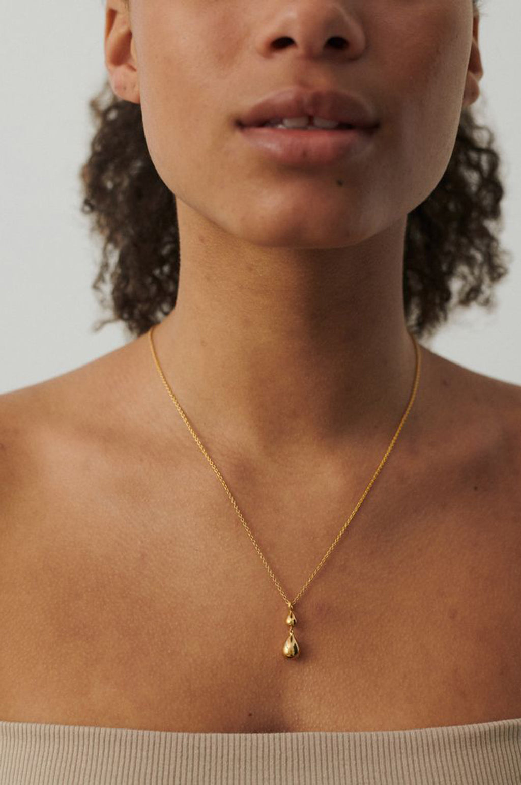 Rain Gold Necklace