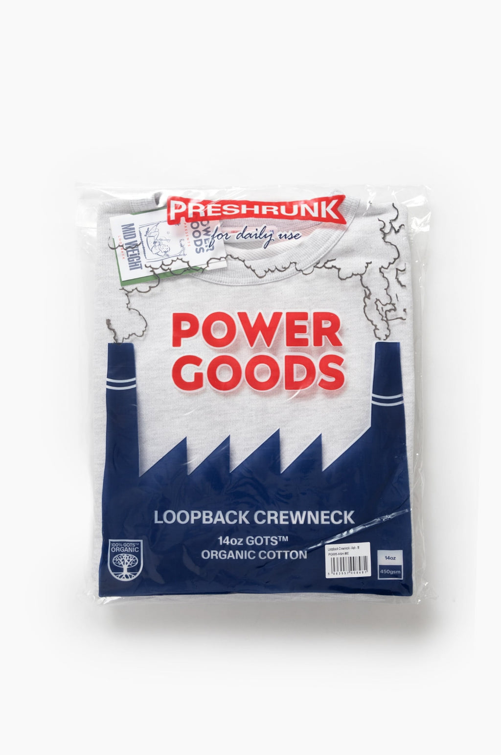 Loopback Crewneck Ash