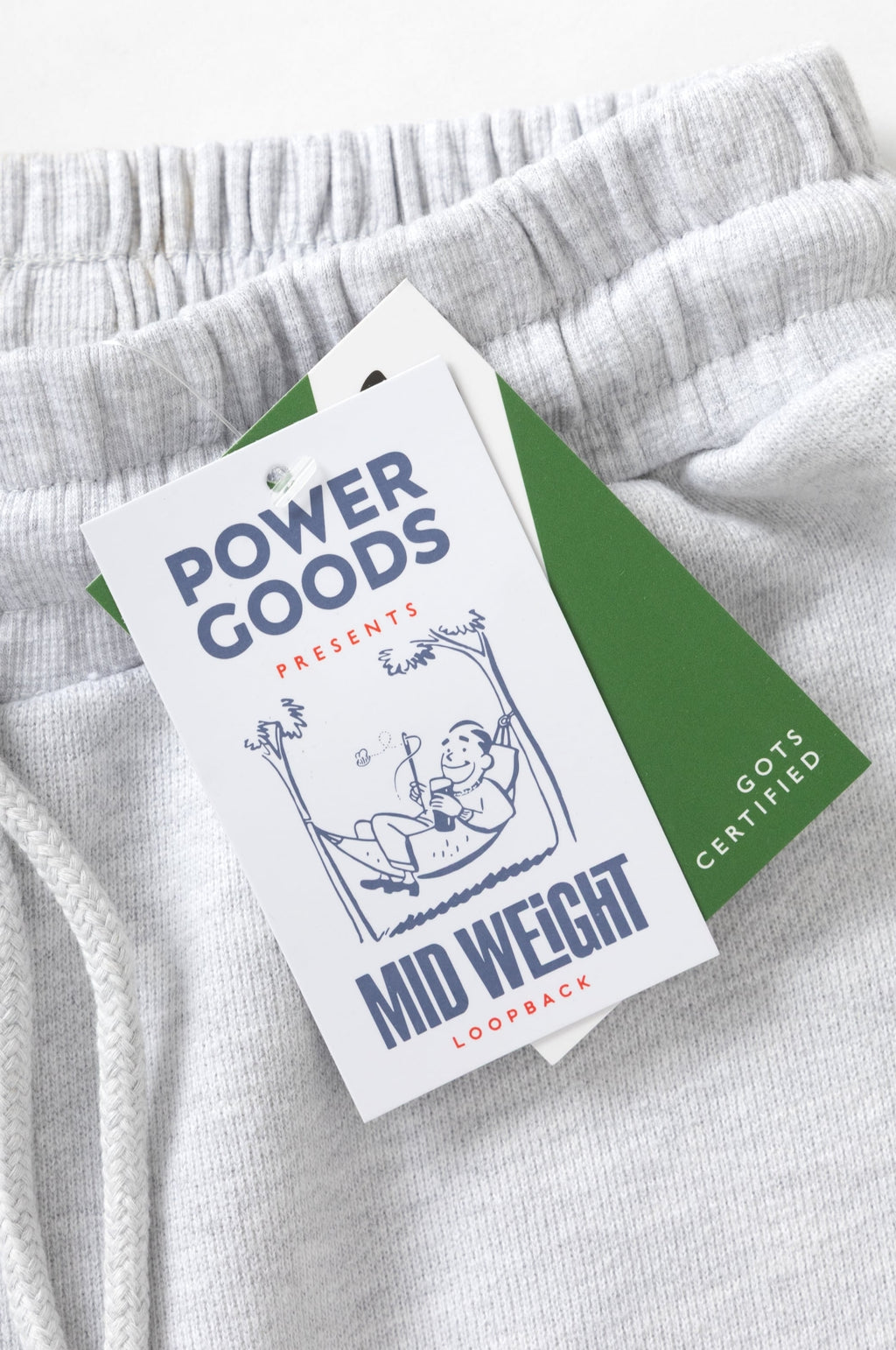 Loopback Sweat Shorts Ash