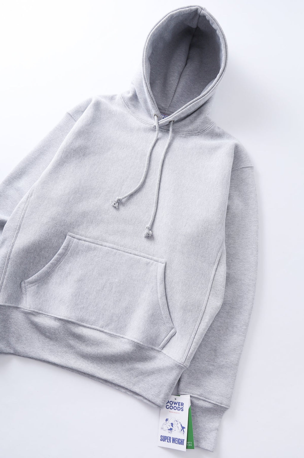Super Weight Hoodie Heather Grey