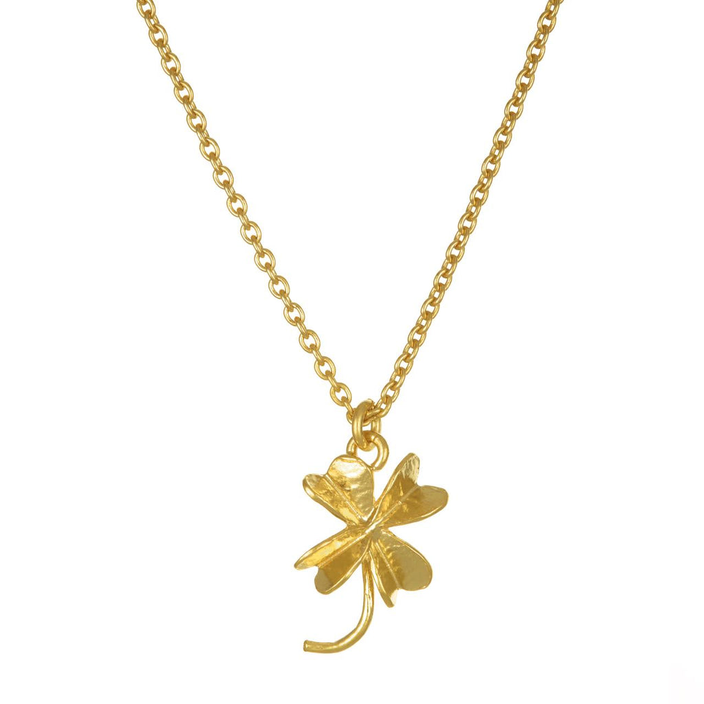 A.M. Baby Lucky Clover Necklace Gold