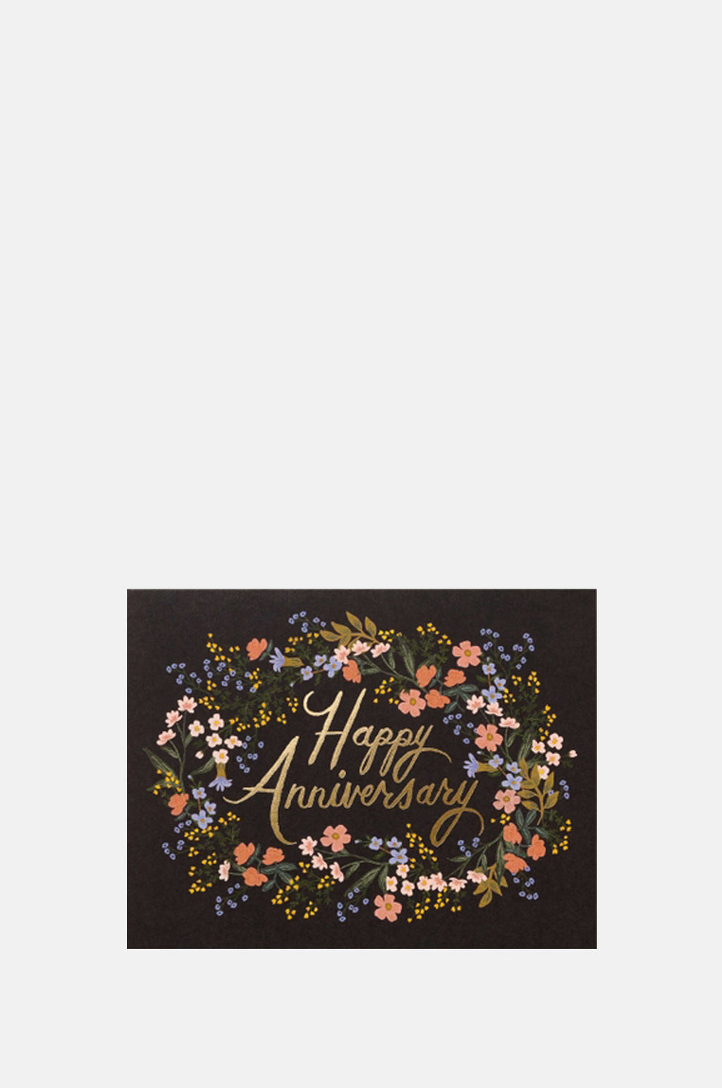 Rifle Paper Co Anniversary Wreath Card.