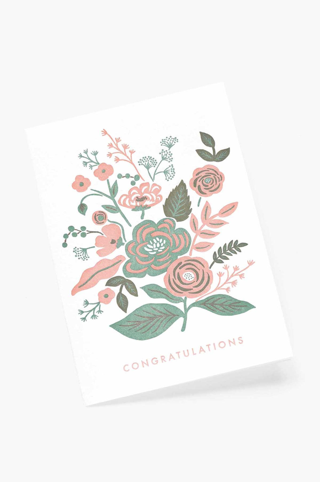 Garden Congratulations Letterpress Card