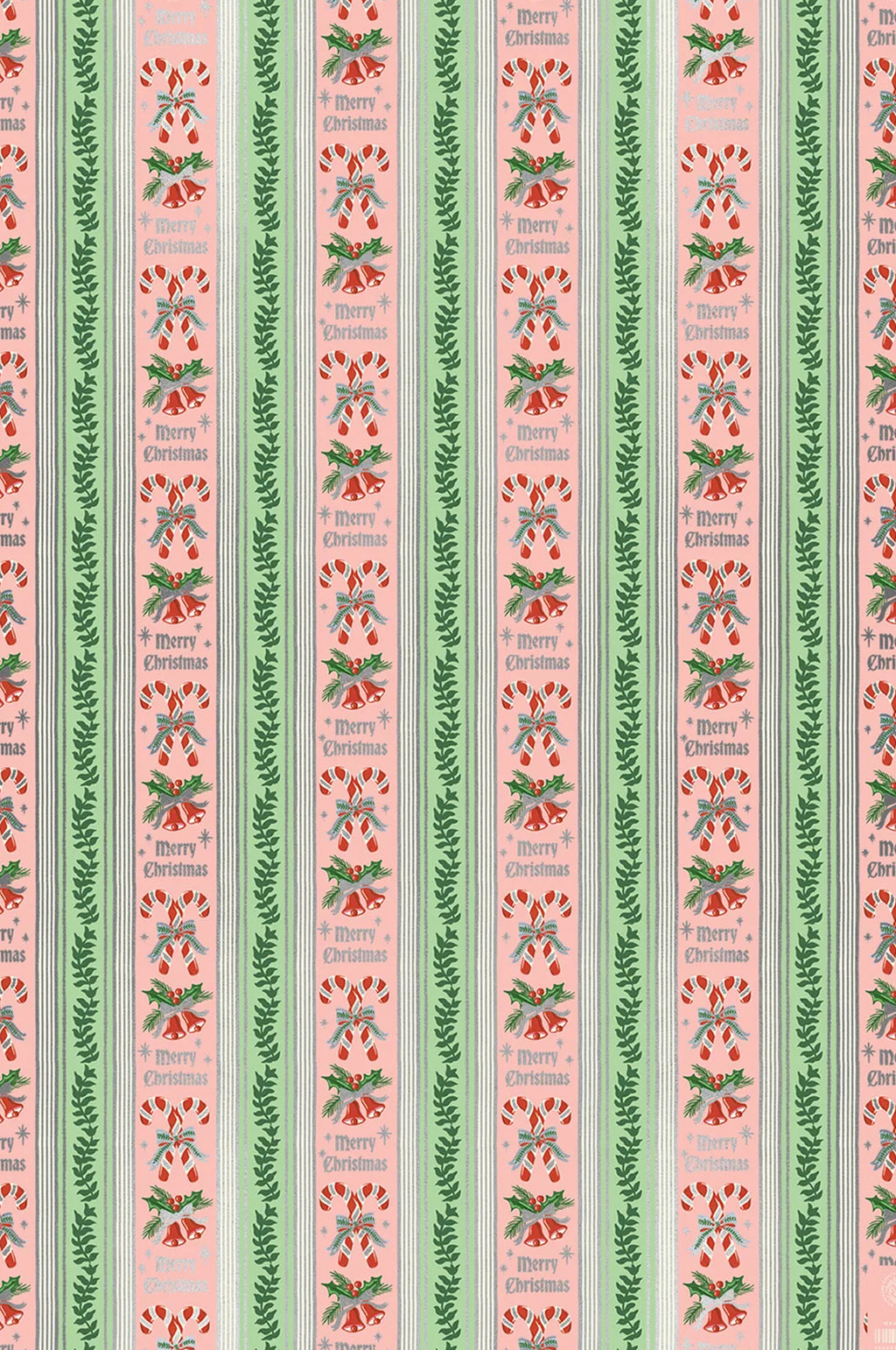 Candy Cane Stripe Wrap Roll
