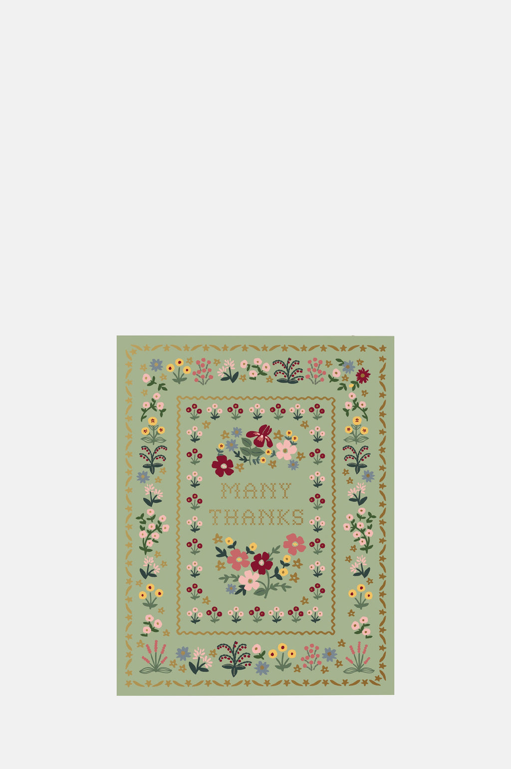 Rifle Paper Co Moss Thank You Card.