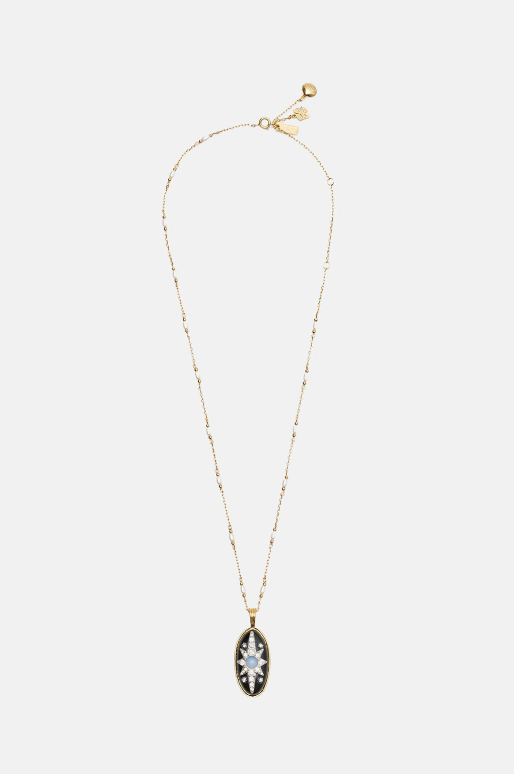Rixo Andi Necklace Black.