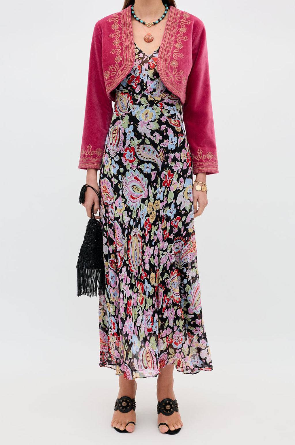 Bexley Dress Cara Floral Black
