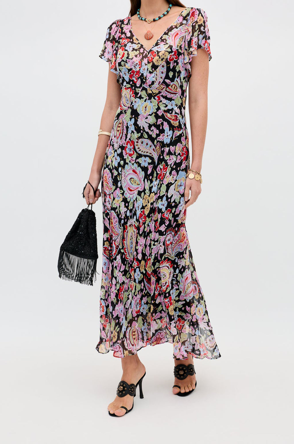 Bexley Dress Cara Floral Black