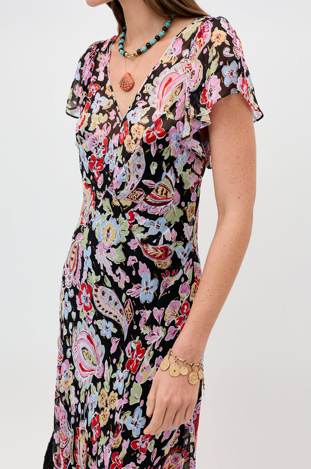 Bexley Dress Cara Floral Black