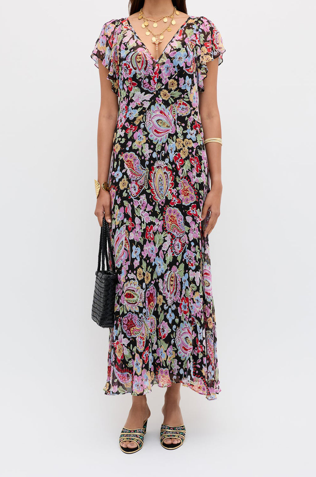 Bexley Dress Cara Floral Black