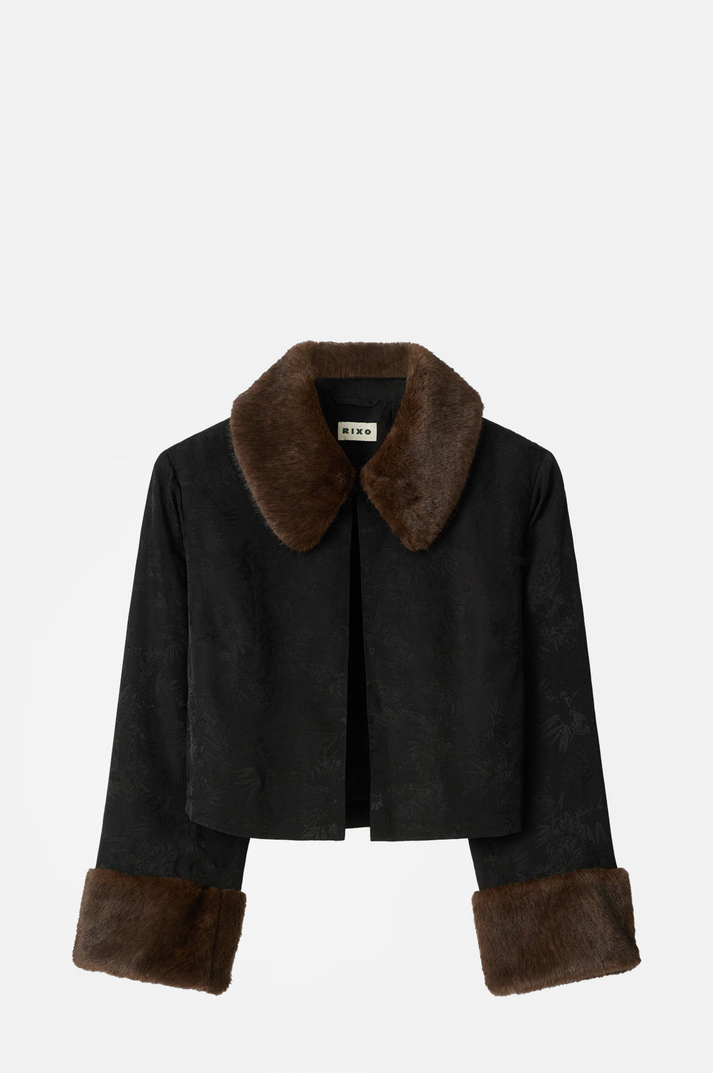 Rixo Luanne Jacket Black.