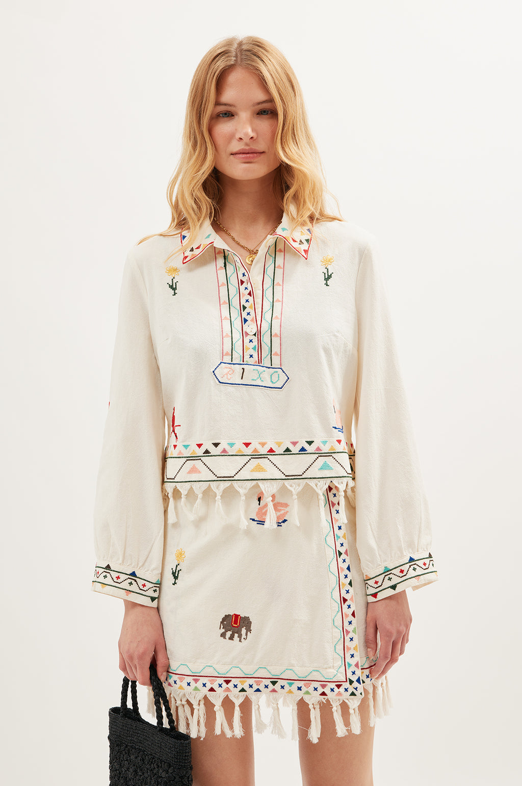 Ludmilla Top Wildling Embroidery Cream