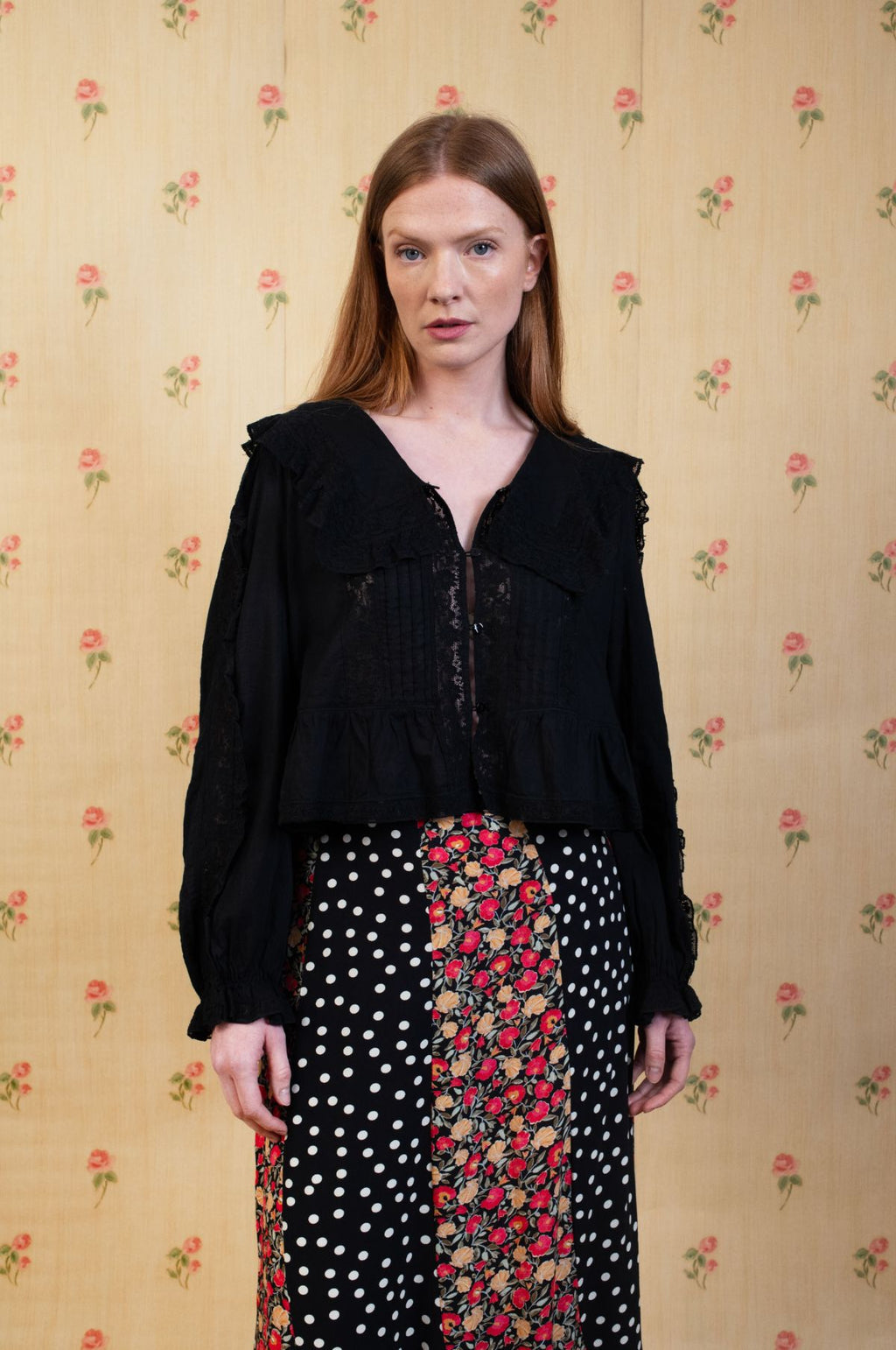 Gracella Skirt Shell Spot Mix Black