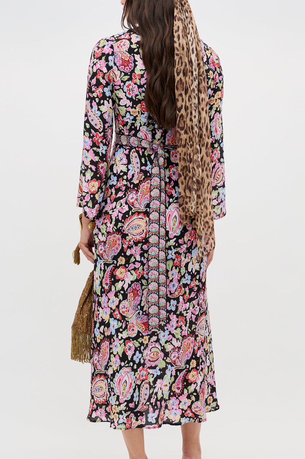 Tania Dress Cara Floral Black